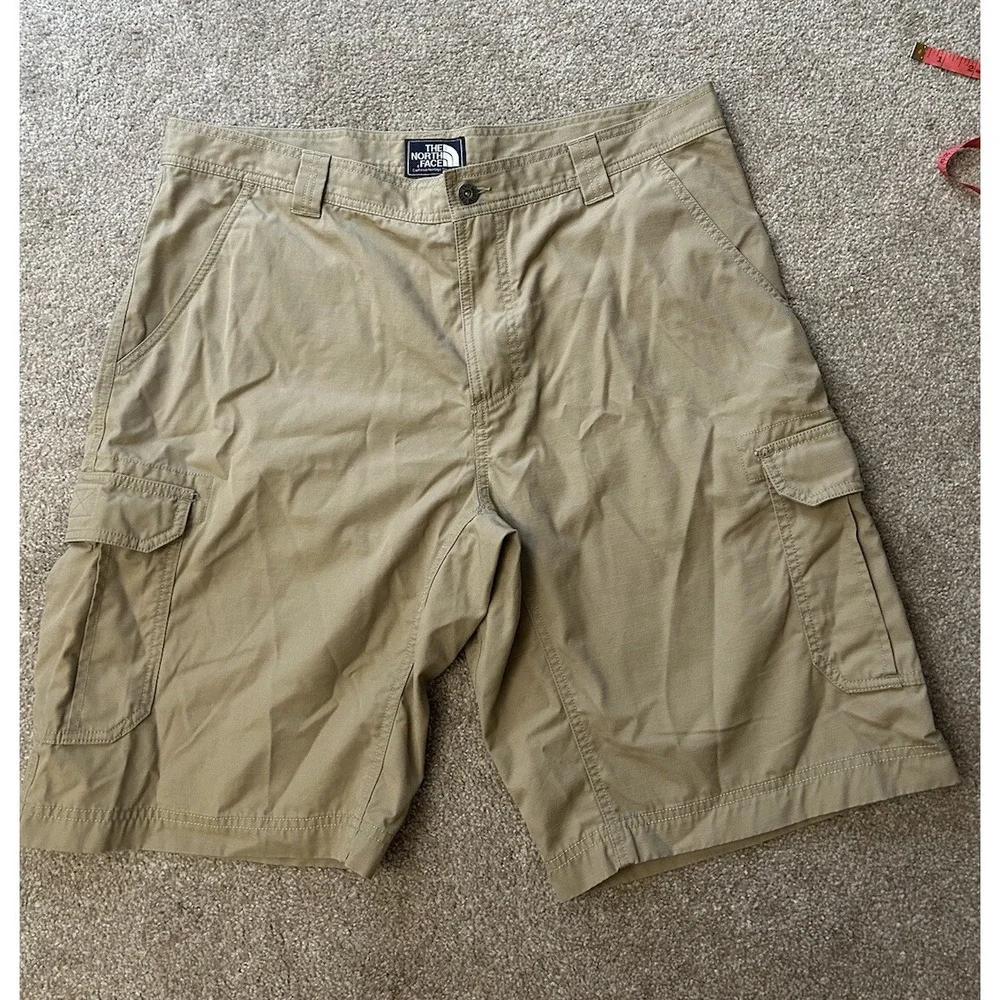 The‎ North Face Shorts Mens 38 Reg Khaki Cargo Shorts Ripstop Sightseer